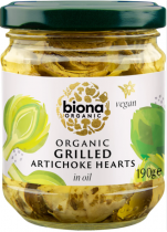 Biona Organic Grilled Artichoke Hearts in Oil 190g