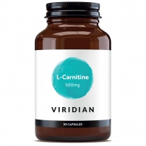 Viridian L-Carnitine 500mg 30 Vegetarian Capsules