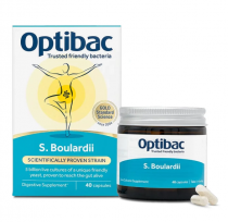 OptiBac Probiotics Saccharomyces Boulardii (80 Caps)