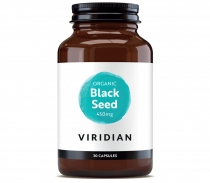 Viridian Organic Black Seed 450mg 30 Capsules