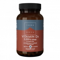 Terranova Vitamin D3 2,000IU Complex 50 Vegetarian Capsules