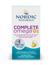 Nordic Naturals Complete Omega 3.6.9-D 60 Softgels