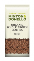 Minton & Donello Whole Brown Lentils 500g