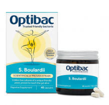 OptiBac Probiotics Saccharomyces Boulardii (80 Caps)