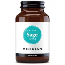 Viridian Organic Sage 400mg 90 Capsules