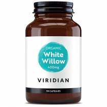  Viridian Organic White Willow 400mg 90 Capsules