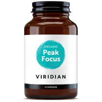 Viridian Organic Peak Focus 60 Capsules