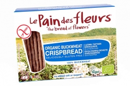 Le Pain Des Fleurs Crisp Bread, 100% Organic, Buckwheat
